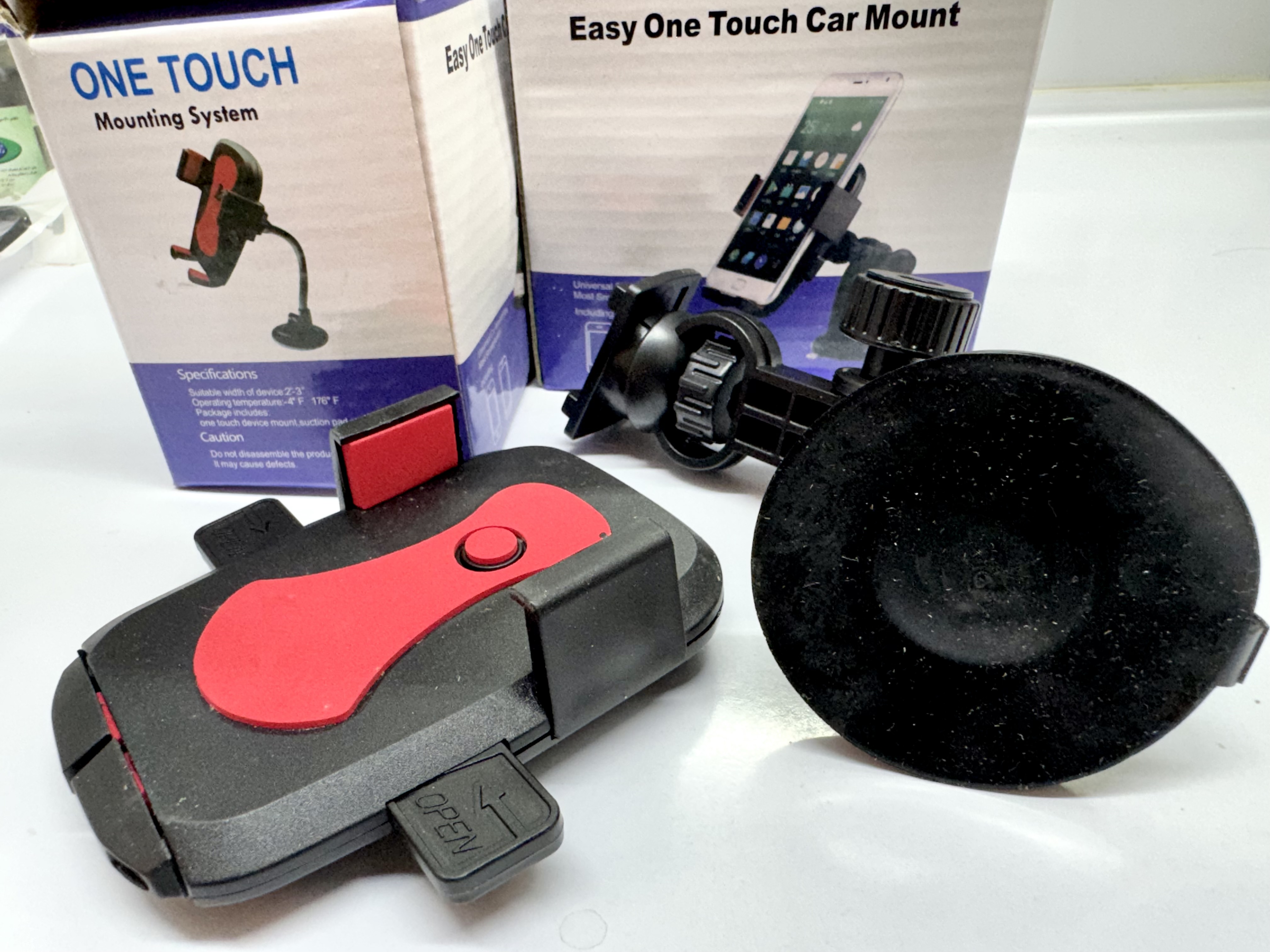 هولدر موبایل گیره ای One touch Car Mount