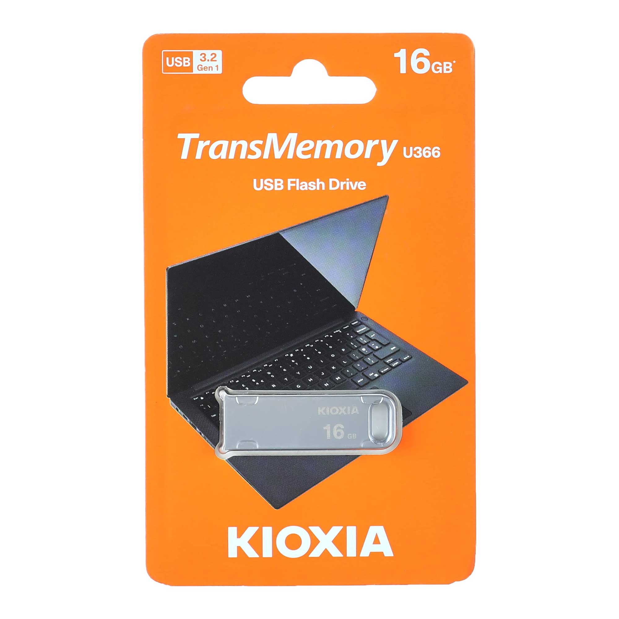 فلش مموری کیوکسیا توشیبا 16 گیگ ترنس مموری U366 USB3.2 GEN1